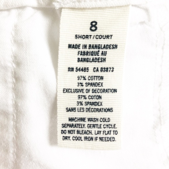 AMERICAN EAGLE White Straight Leg Ankle Pa… - Picture 8 of 8